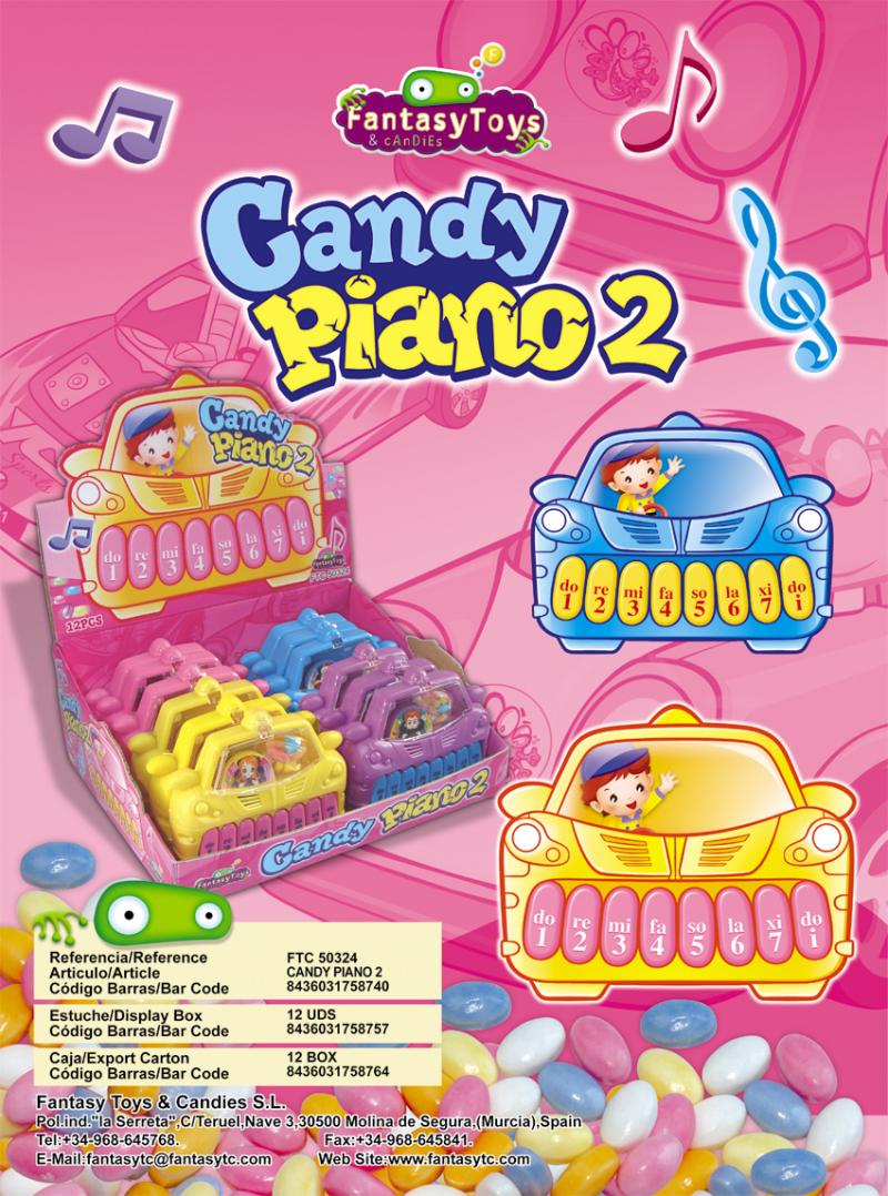 sh.324 Candy Piano (12x12)