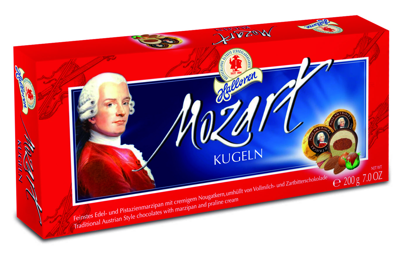 Halloren 200g Mozart 1/18 EAN:4014303516904