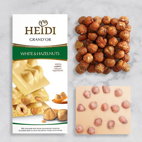 Heidi 100g Grand biela, celý orech 1/12