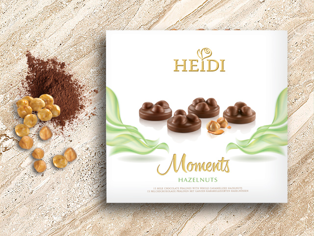 Heidi Moments 142g celý orech  1/10