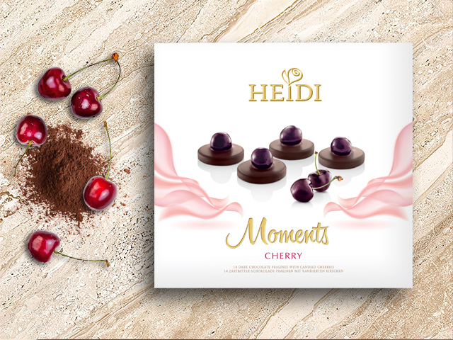 Heidi Moments 150g celá višňa  1/10
