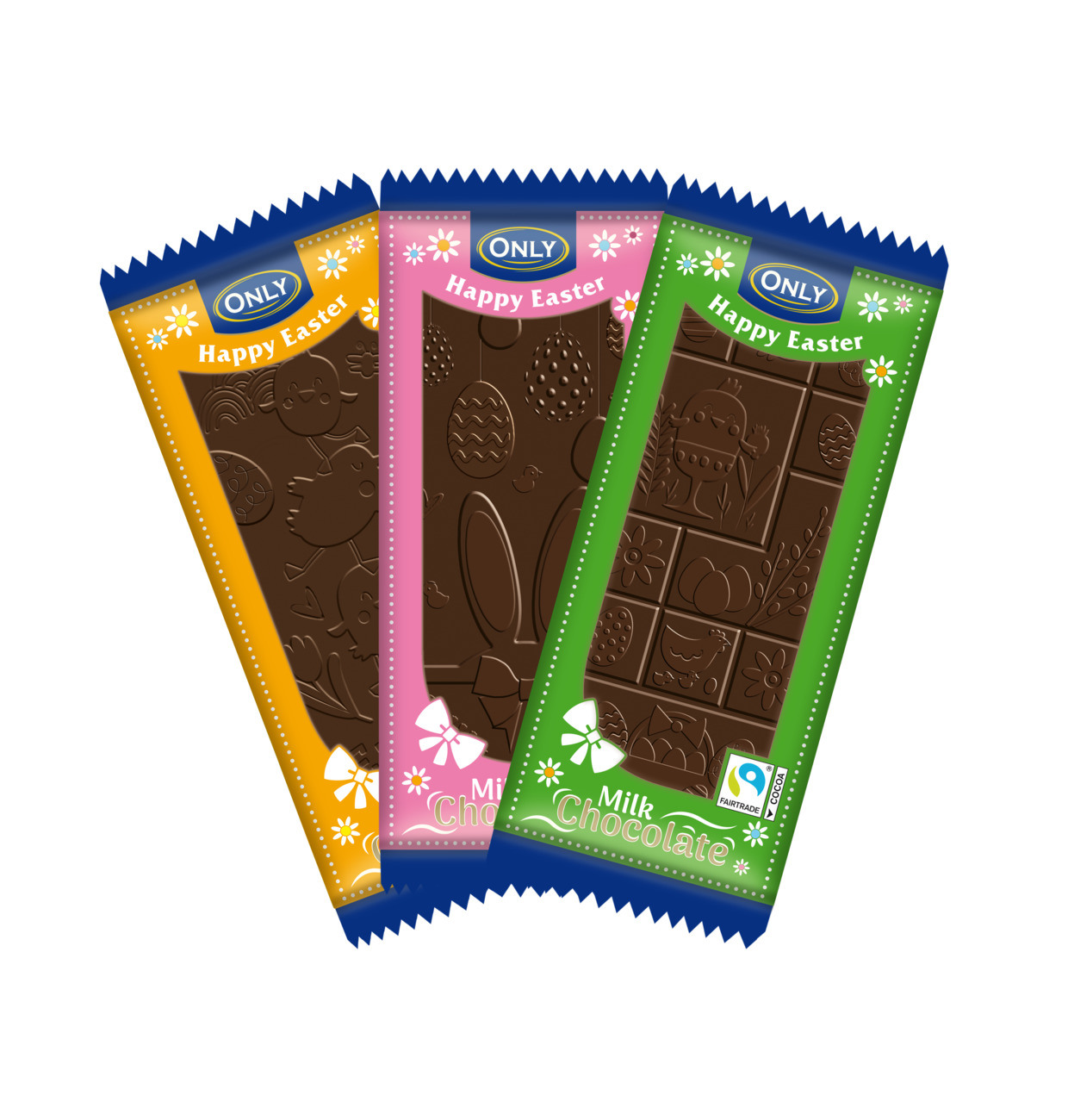 V.noc. Happy Easter ml.čokoláda 100g 1/72 EAN:9002859105715