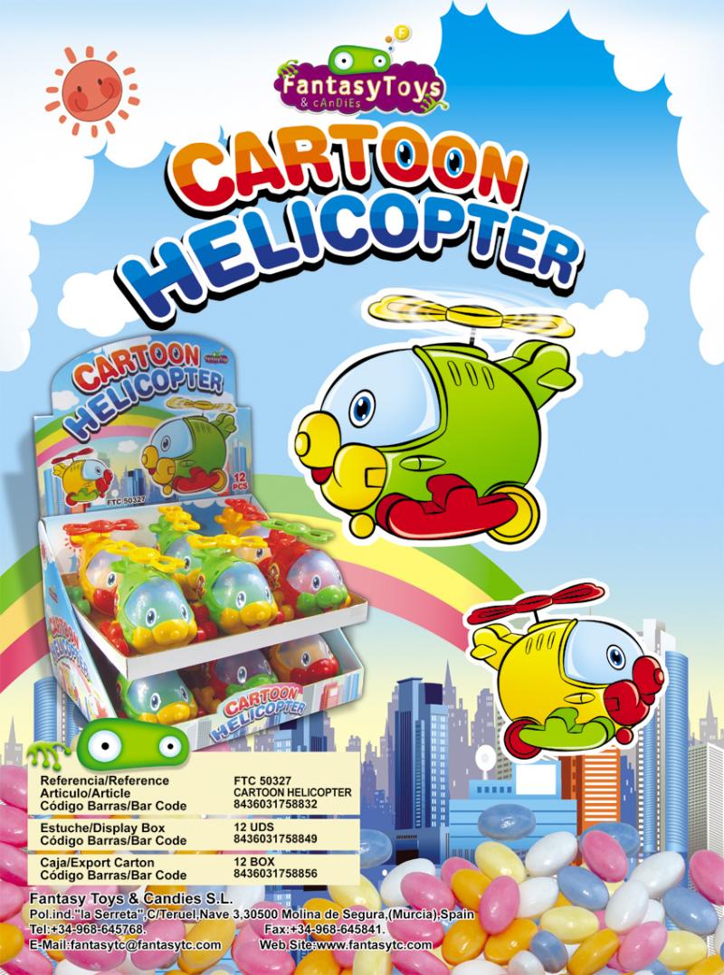sh.327 Carton Helicopter 1/12