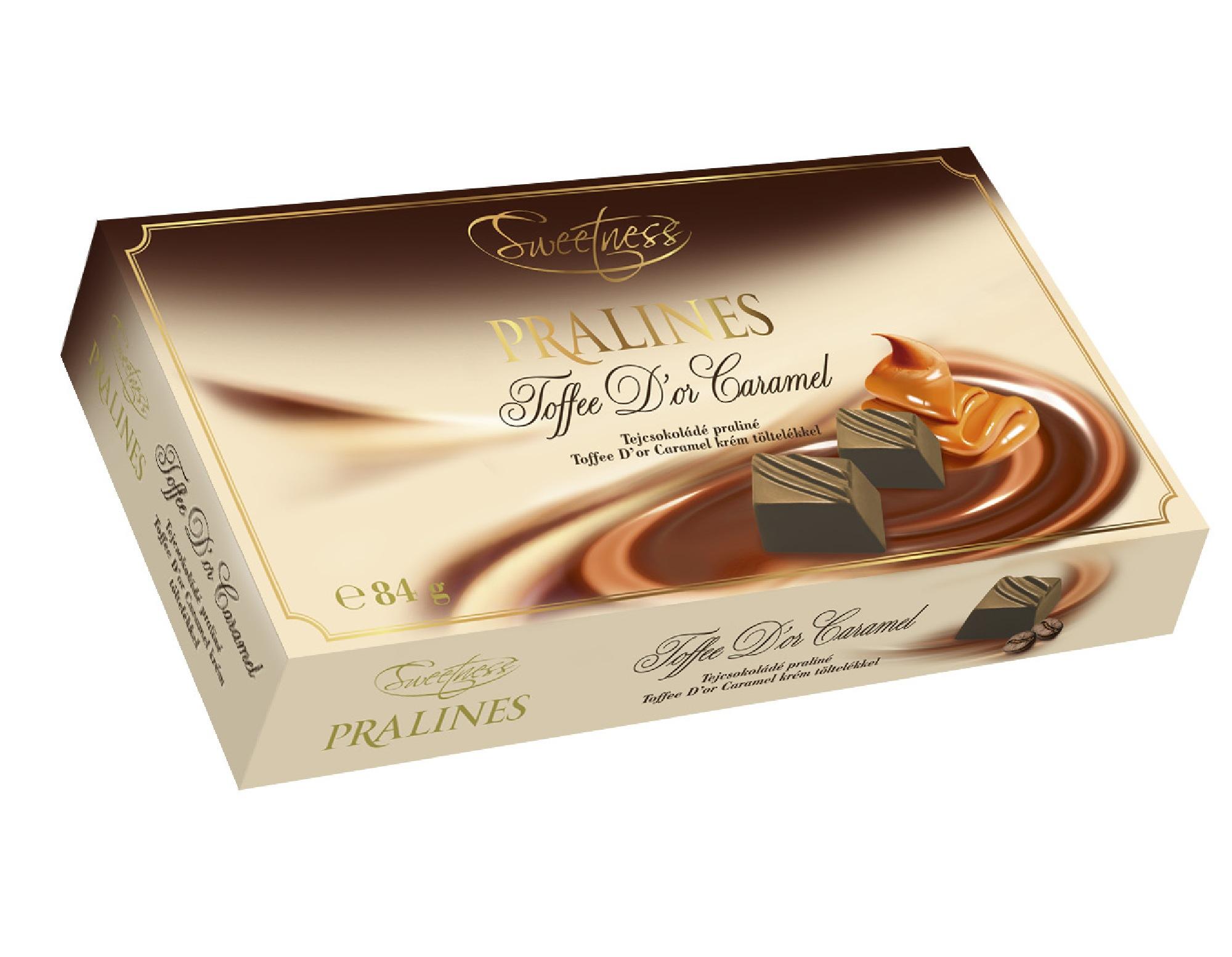 Sweetenes pralinky 84g caramel 1/16